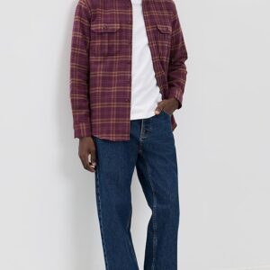 Portuguese Flannel Stringer Cotton Plaid Overshirt Stringer Cotton Plaid Overshirt