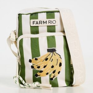 FARM Rio Stripe Banana Crossbody Pouch