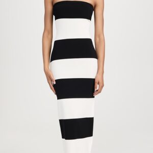 endless rose Stripe Tube Mini Dress