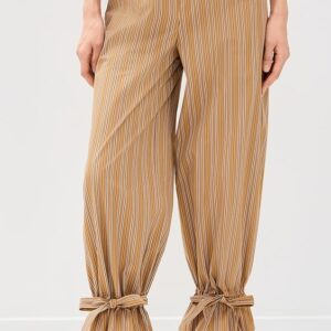 The Tiny Big Sister Striped Bow Trousers