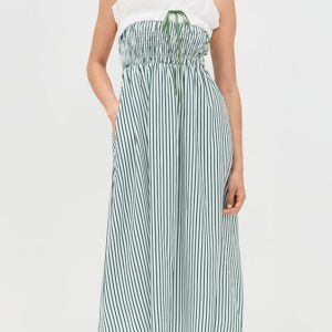 Striped Midi Dress