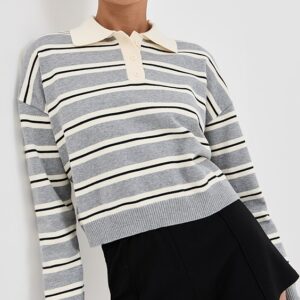 LE BOP Striped Polo