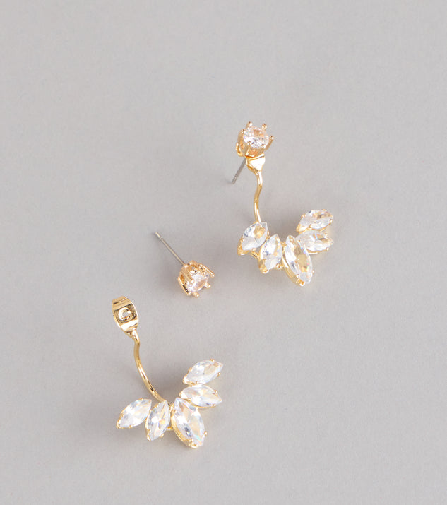 Windsor Styled Sparkle Cubic Zirconia Earrings