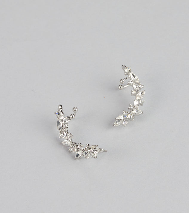 Windsor Subtle Sparkle Rhinestone Ear Crawlers