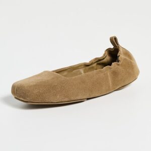 St. Agni Suede Ballet Flats