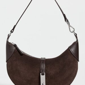Polo Ralph Lauren Suede Leather ID Mini Shoulder Bag