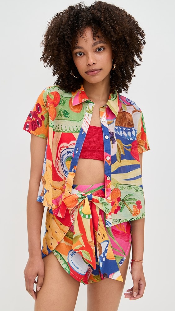 FARM Rio Summer Picnic Shirt