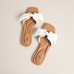 Sun Plans Bow Flat Sandals