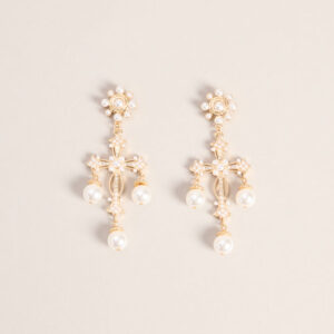 Windsor Sunday Best Pearl Cross Earrings Sunday Best Pearl Cross Earrings