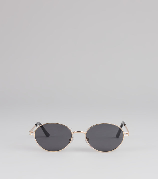 Windsor Sunkissed Round Metal Sunglasses