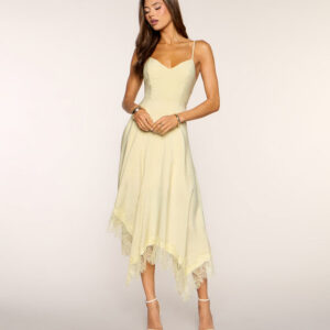 Windsor Sunlit Elegance Satin A-Line Midi Dress Sunlit Elegance Satin A-Line Midi Dress