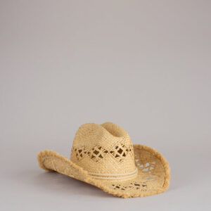 Sunlit Fringe Straw Cowboy Hat