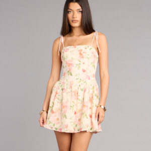 Windsor Sunlit Stroll Floral Woven Eyelet Skater Dress Sunlit Stroll Floral Woven Eyelet Skater Dress