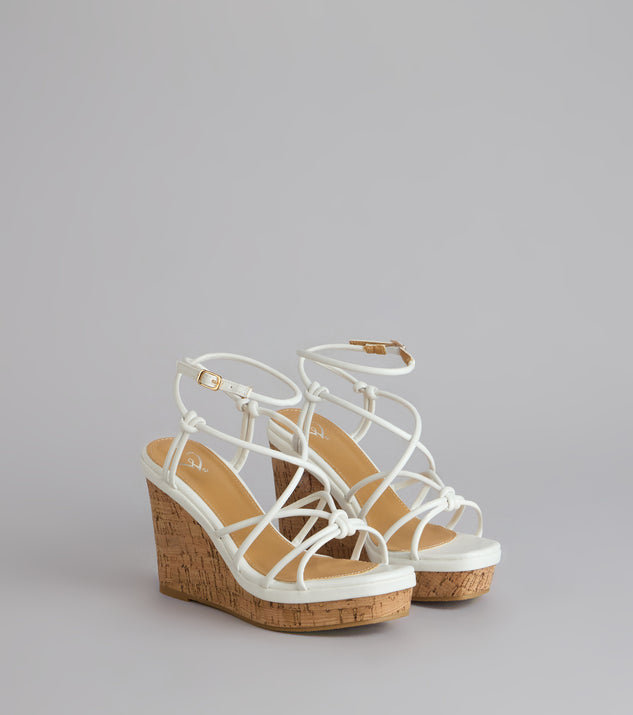 Windsor Sunny Days Strappy Platform Wedges