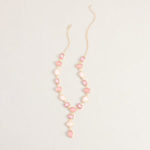 Sunset Mood Resin Stone Necklace