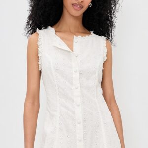 Susie Eyelet Mini Dress