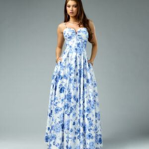 Windsor Sutton Floral Satin A-Line Ball Gown Sutton Floral Satin A-Line Ball Gown