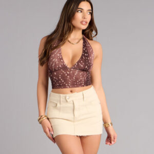 Windsor Sweet But Bold Polka Dot Halter Top Sweet But Bold Polka Dot Halter Top