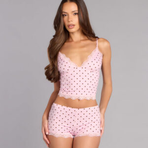 Windsor Sweet Dreams Polka Dot Pajama Top Sweet Dreams Polka Dot Pajama Top