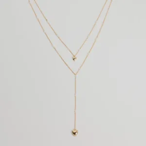 Windsor Sweet Glam Layered Faux Pearl And Heart Pendant Necklace Sweet Glam Layered Faux Pearl And Heart Pendant Necklace