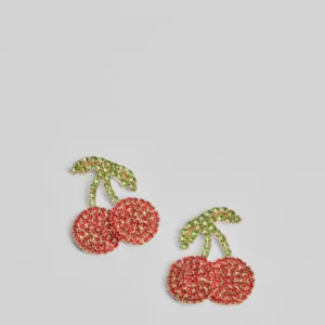 Windsor Sweet Glitz Rhinestone Cherry Stud Earrings