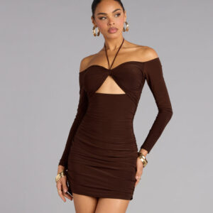Windsor Sweet Intentions Halter Mini Dress Sweet Intentions Halter Mini Dress