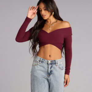 Windsor Sweet Intentions Wrap Top Sweet Intentions Wrap Top