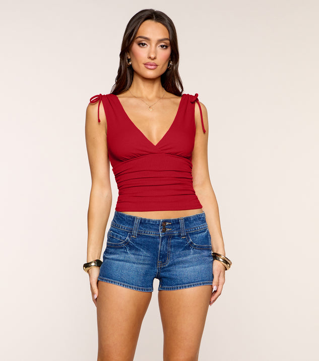 Windsor Sweet On You Tie Shoulder Tank