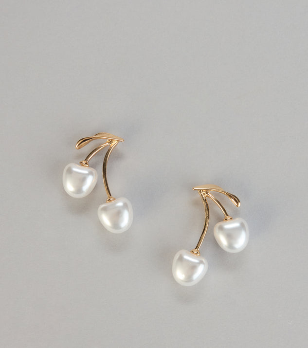 Windsor Sweet Pearl Cherry Drop Earrings