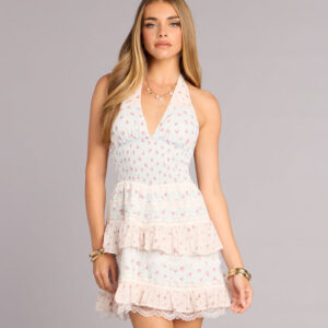 Windsor Sweet Plans Ahead Ditsy Floral Print Skater Dress Sweet Plans Ahead Ditsy Floral Print Skater Dress