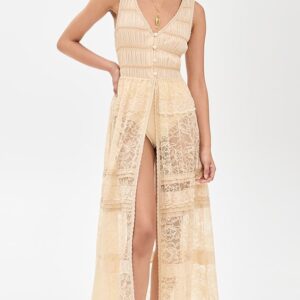 Sweet Saloon Sleeveless Maxi Dress