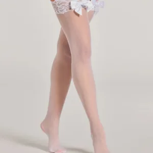 Windsor Sweet Vibes Sheer Lace Bow Stockings