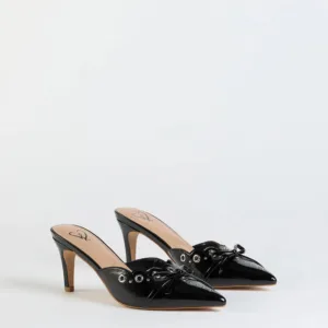 Windsor Sweetest Gift Closed Toe Bow Stiletto Pumps Sweetest Gift Closed Toe Bow Stiletto Pumps