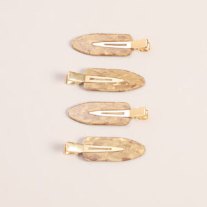 Swipe Back Hair Clip Four-Pack Set