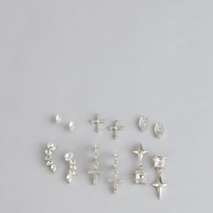 Switch Up Your Vibe Rhinestone Earrings Set