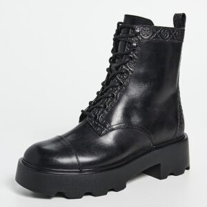 T Monogram Lug Ankle Boots 65mm