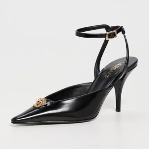 Versace T.85 Calf Leather Sling Back Pumps