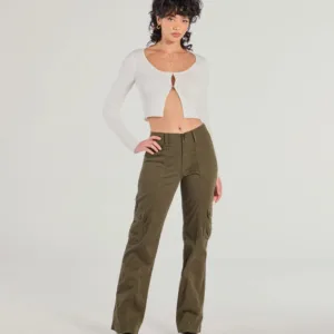 Windsor Take Charge Mid Rise Straight Cargo Pants Take Charge Mid Rise Straight Cargo Pants