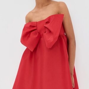 Kika Vargas Tammy Taffeta Dress