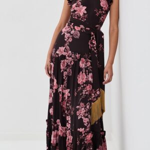 Borgo de Nor Tatiana Crepe Satin Dress