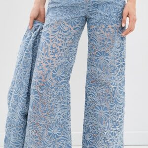Veronica Beard Jean Taylor Floral Burnout Jeans Taylor Floral Burnout Jeans
