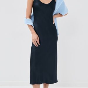 Sablyn Taylor V Neck Bias Cut Dress