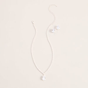 Windsor Teardrop Shine Necklace And Earrings Set
