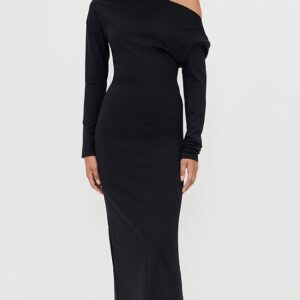 Techno Off Shoulder Dress