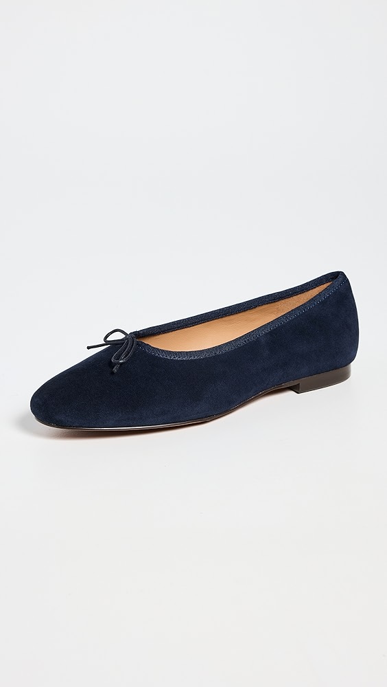 Madewell The April Ballet Flat in Suede