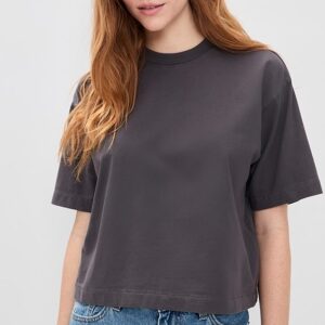 Madewell The Boxy Crop Tee In Allday Jersey The Boxy Crop Tee In Allday Jersey