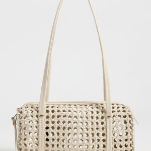 Madewell The Brioche Mini Shoulder Bag In Open Leather