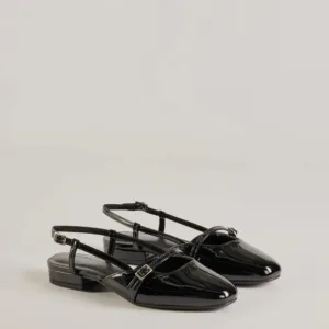 Windsor The Classic Faux Patent Leather Mary Jane Flats