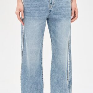 FRAME The Crochet Bow Crop Jeans