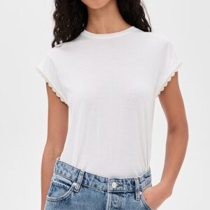 FRAME The Crochet Muscle Tee